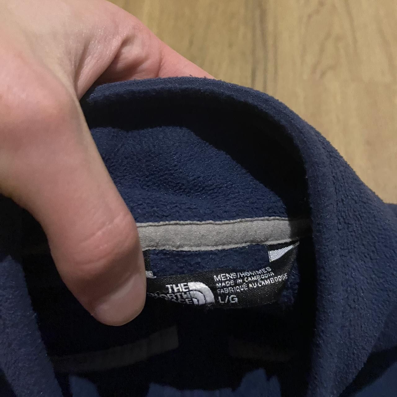 The North Face The North Face navy blue fleece jacket #outdoor Size US L / EU 52-54 / 3 - 4 Thumbnail