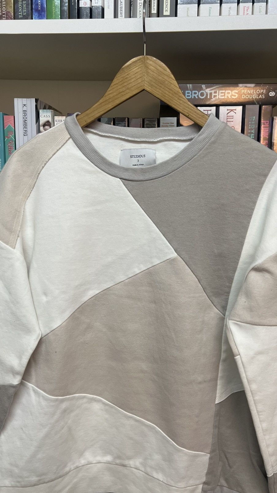 Japanese Brand STUDIOUS Japan Patchwork Sweater Size US M / EU 48-50 / 2 - 4 Thumbnail