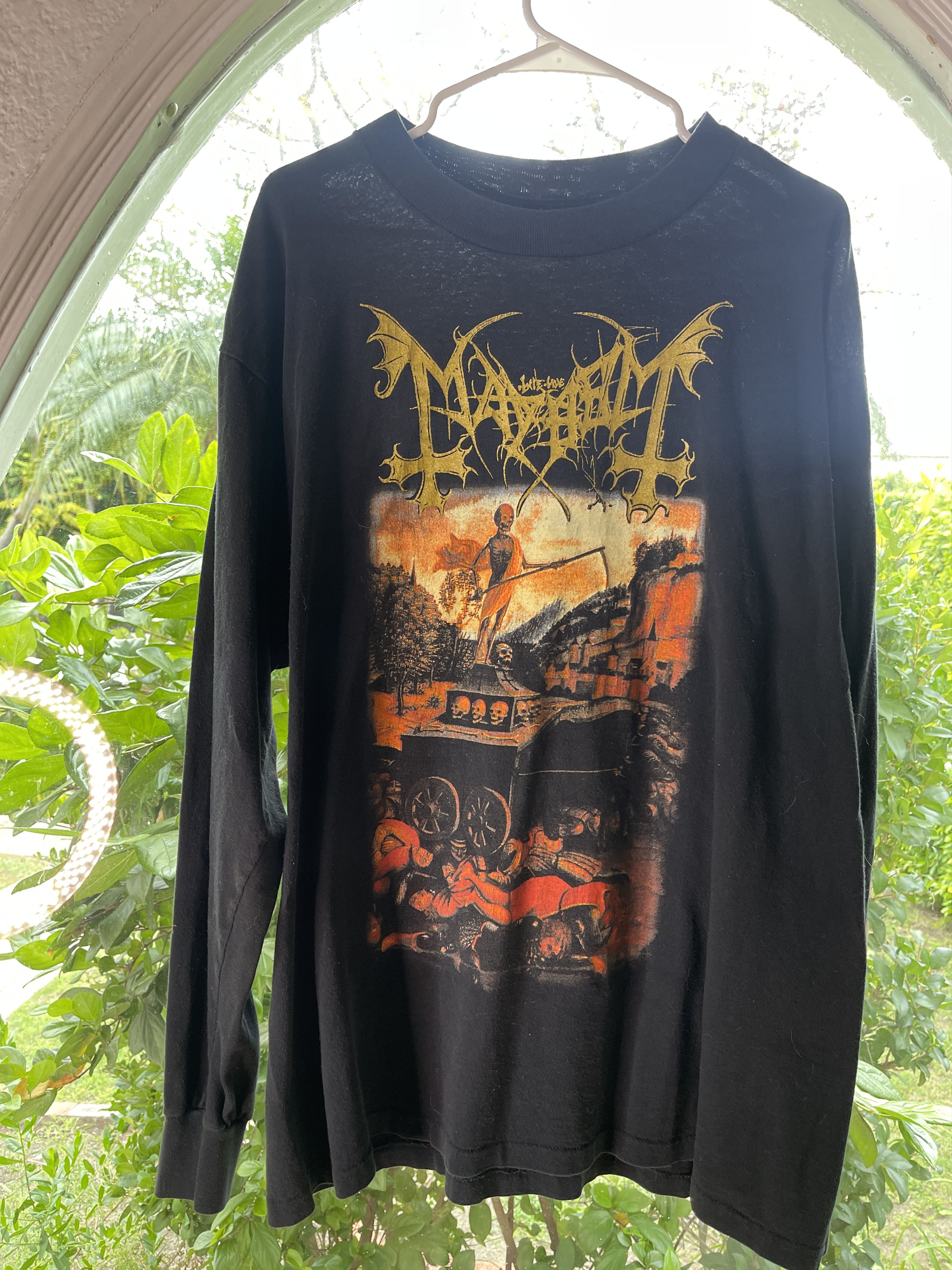 Vintage Vintage Mayhem River Of Blood Band Tee Size XL Size US XL / EU 56 / 4 - 2 Thumbnail