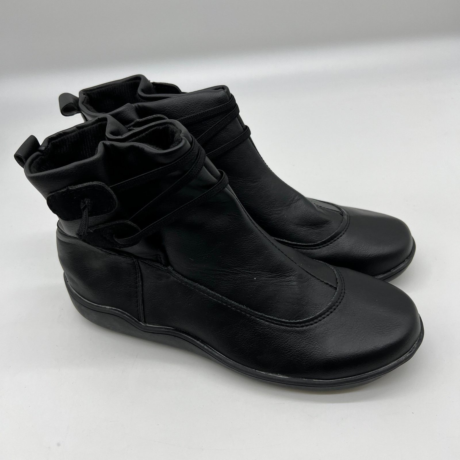 Other Women Ankle Boots Low Heel Slip on Comfortable Bo Size US 9.5 / IT 39.5 - 2 Thumbnail