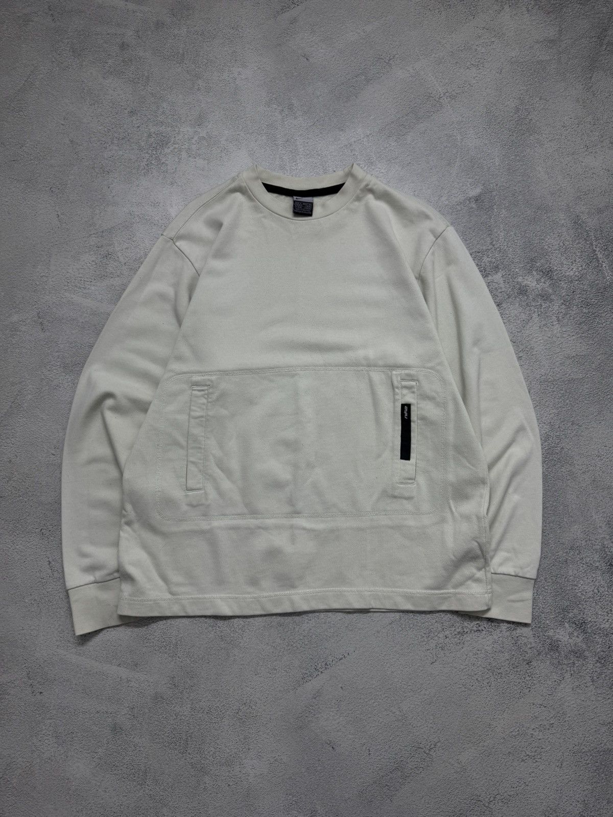 Nike Vintage Y2k Nike Mini Swoosh Sweatshirt 90’s Size US M / EU 48-50 / 2 - 2 Thumbnail