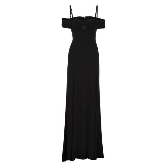 Elisabetta Franchi ELISABETTA FRANCHI Women Mid Skirts ABR0851E2 BLACK Size M / US 6-8 / IT 42-44 - 1 Thumbnail
