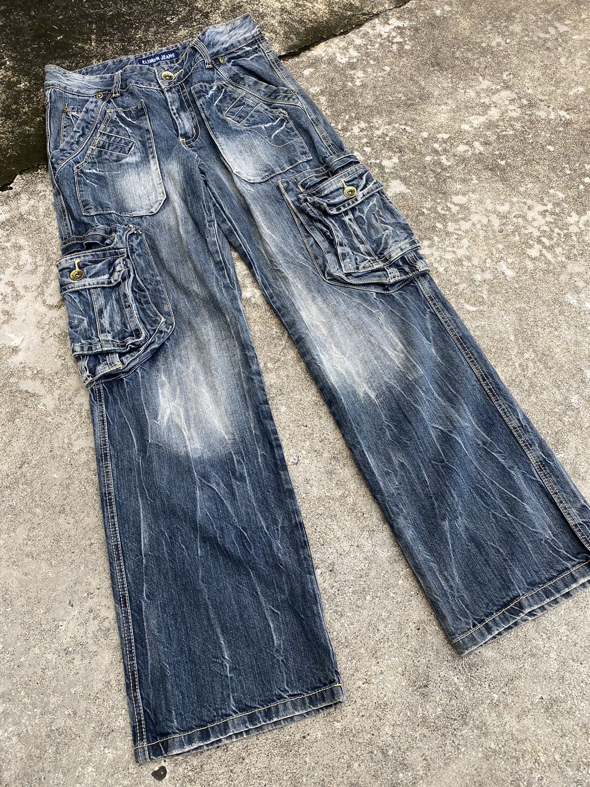 If Six Was Nine ❗️❗️SUPER SICK ELIMON JEANS DENIM PANTS Size US 32 / EU 48 - 3 Thumbnail
