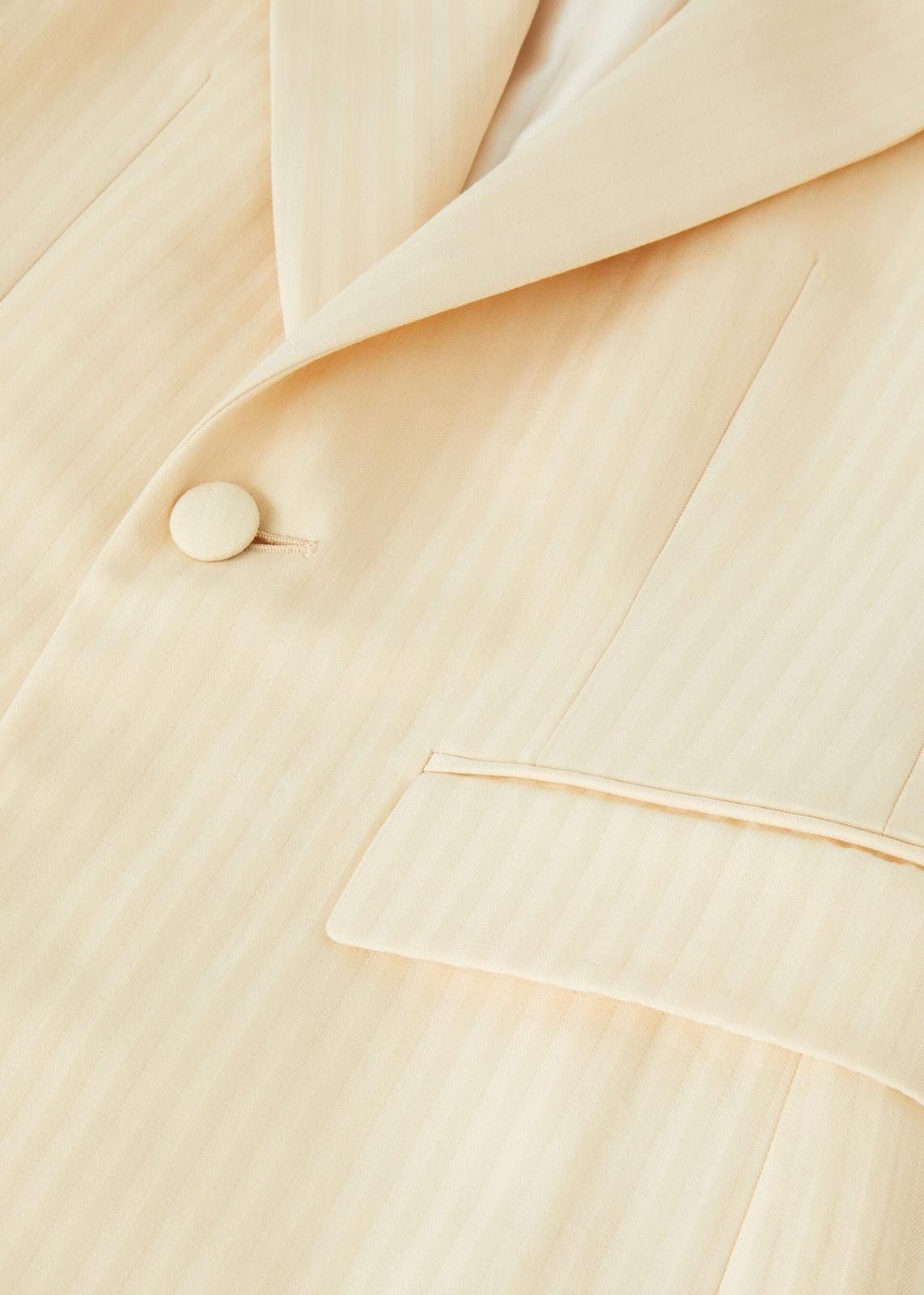 Loro Piana o1srvl11e0125 FAO0330 Arisa Jacket in Cream Size XS / US 0-2 / IT 36-38 - 3 Thumbnail