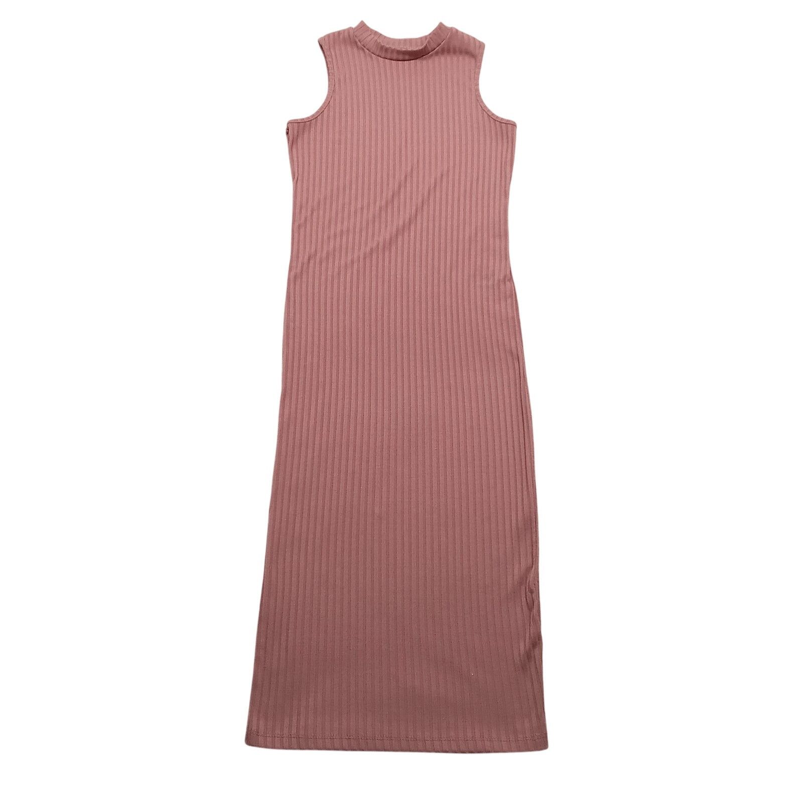 & Other Stories Hot Kiss Sleeveless Dress M Ribbed Rose Polyester Spandex Size M / US 6-8 / IT 42-44 - 1 Thumbnail