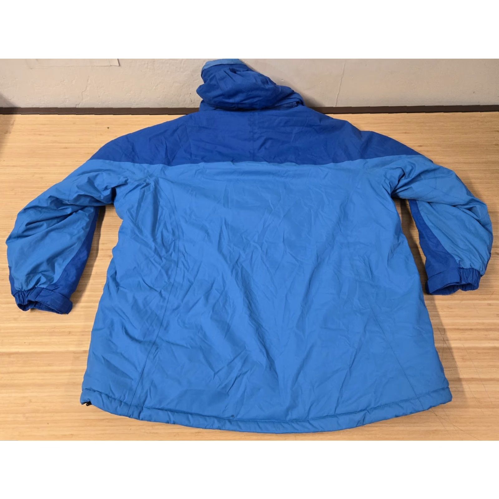Vintage LL Bean Jacket Womens 2XL Blue Hooded Insulated Parka Winter Coat Nylon Outdoor Size XXL / US 16-18 / IT 52-54 - 6 Thumbnail