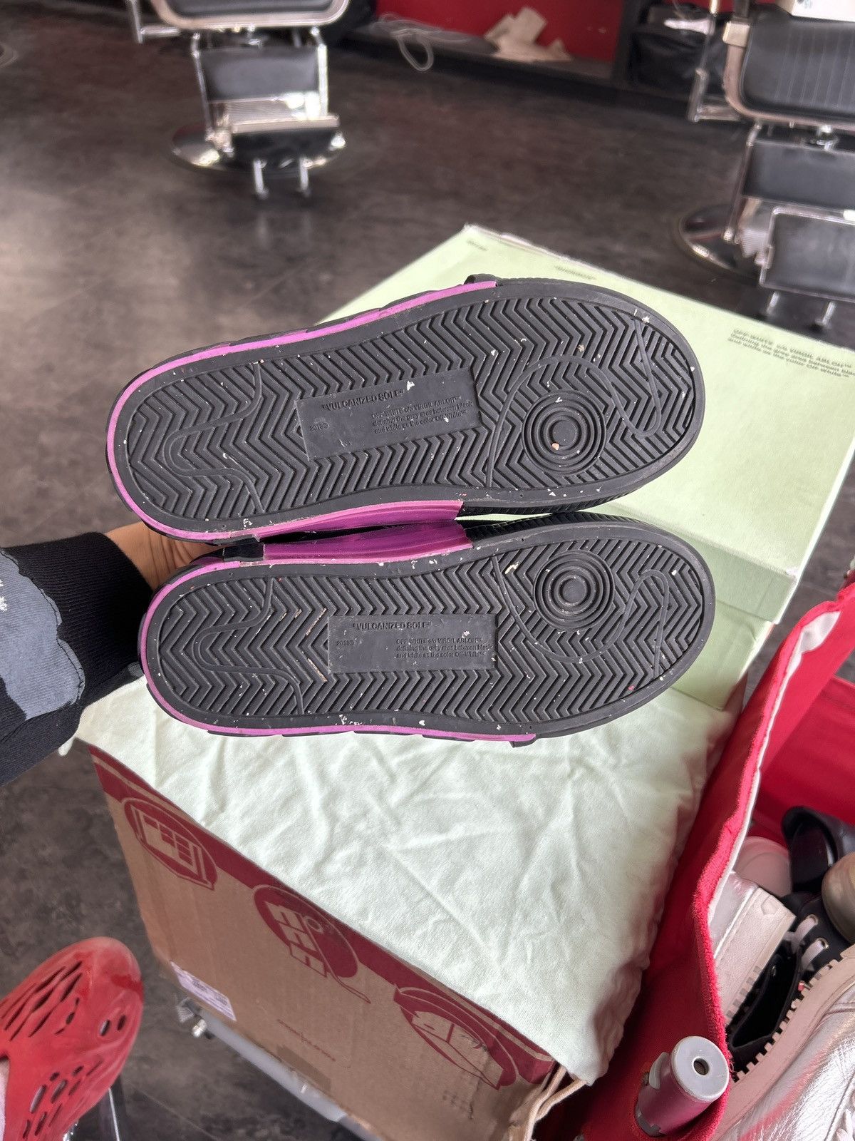 Off-White Off white vulcanized purple Size US 6 / IT 36 - 5 Thumbnail