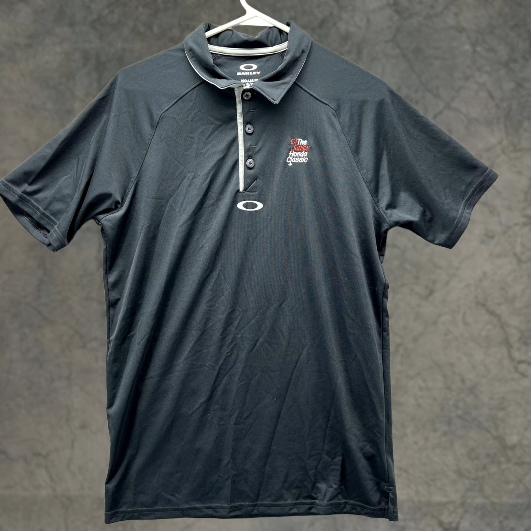 Oakley Oakley Polo Shirt Mens S Black Hydrolix Honda Classic Embroidered Golf Shirt Size US S / EU 44-46 / 1 - 1 Thumbnail