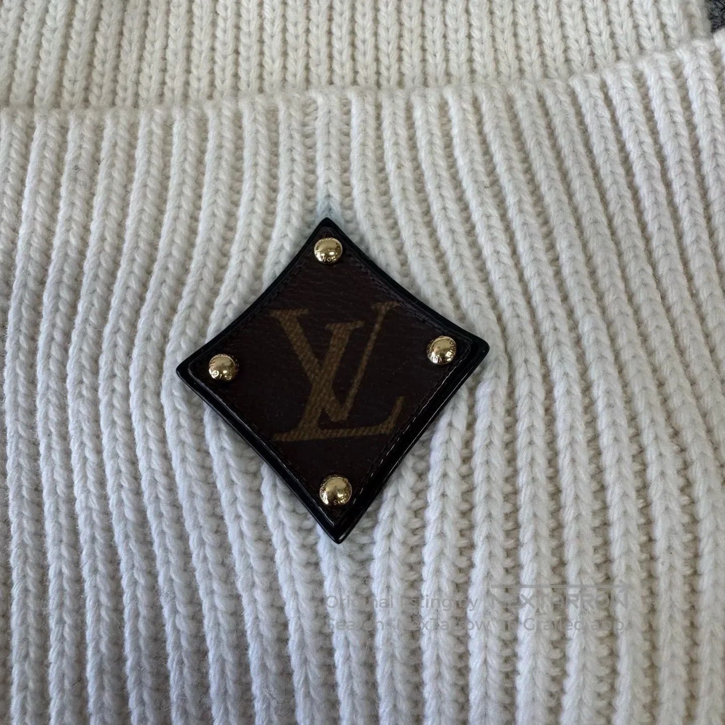 Louis Vuitton Louis Vuitton Skin label; Knitted cold cap| Size ONE SIZE - 3 Thumbnail