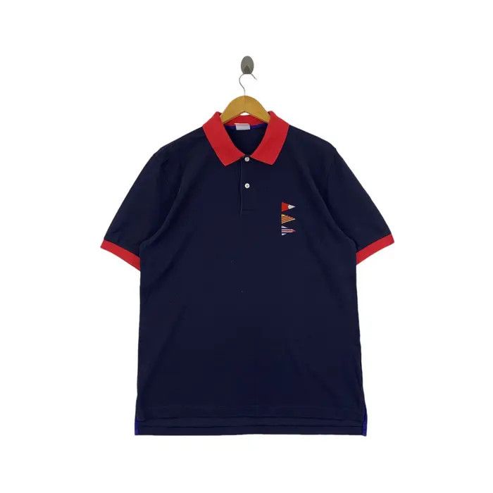 Brooks Brothers Vintage BROOKS BROTHERS Cross Flag Original Fit Top Polo Size US M / EU 48-50 / 2 - 1 Thumbnail