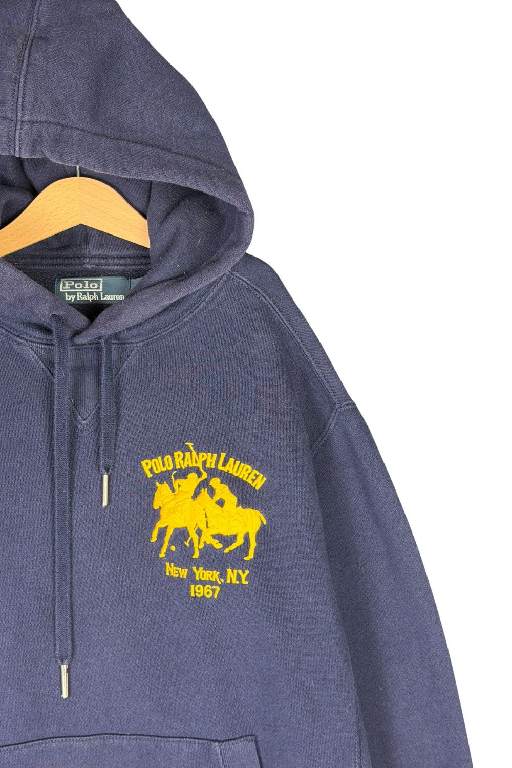 Polo Ralph Lauren Polo RL Embroidered Polo Sport Hoodie Navy Yellow Size S Size US S / EU 44-46 / 1 - 6 Thumbnail