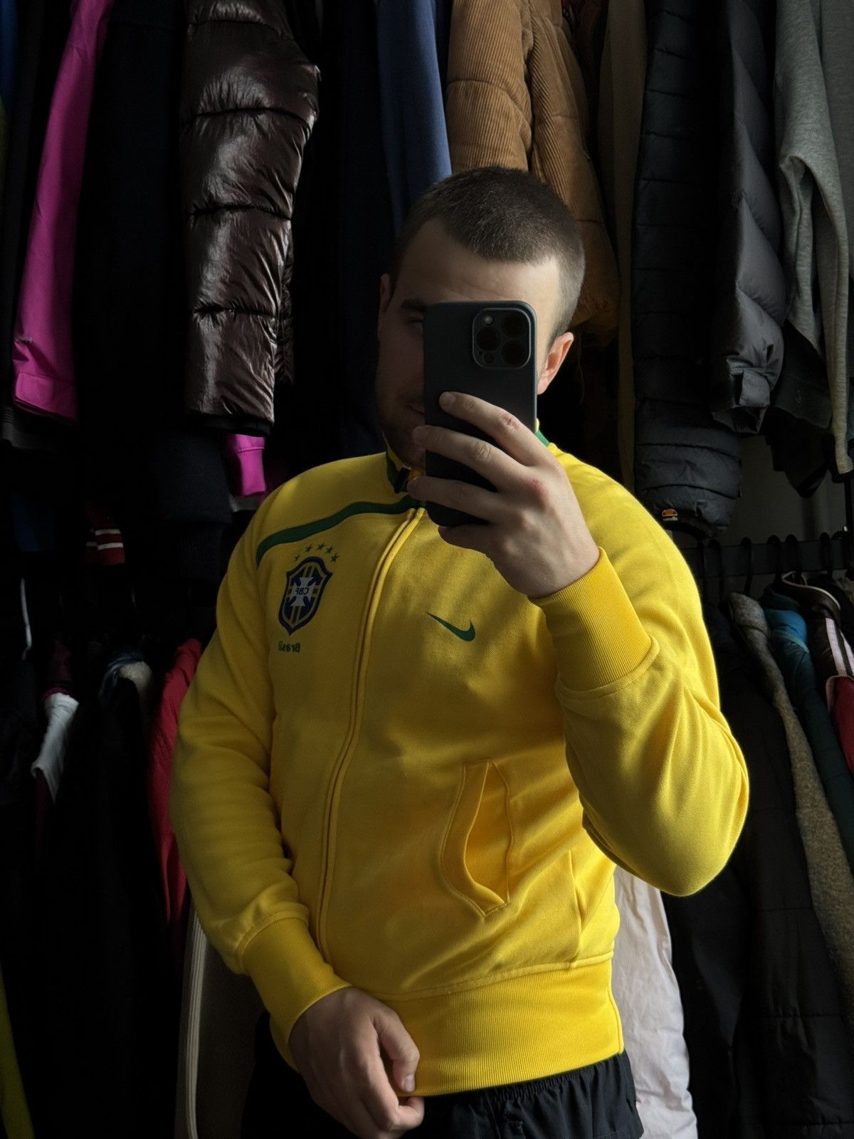 Nike Nike vintage zip jacket BRAZIL Football CBF Size US S / EU 44-46 / 1 - 11 Thumbnail