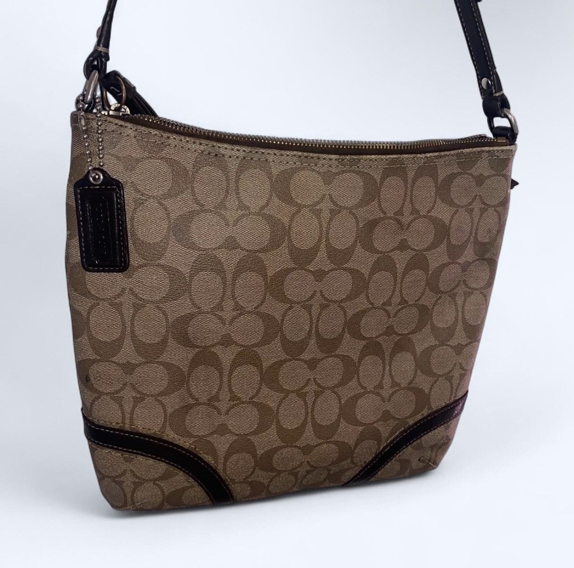 Coach Brown VINTAGE CROSSBODY COACH BAG!!!! Size ONE SIZE - 2 Thumbnail