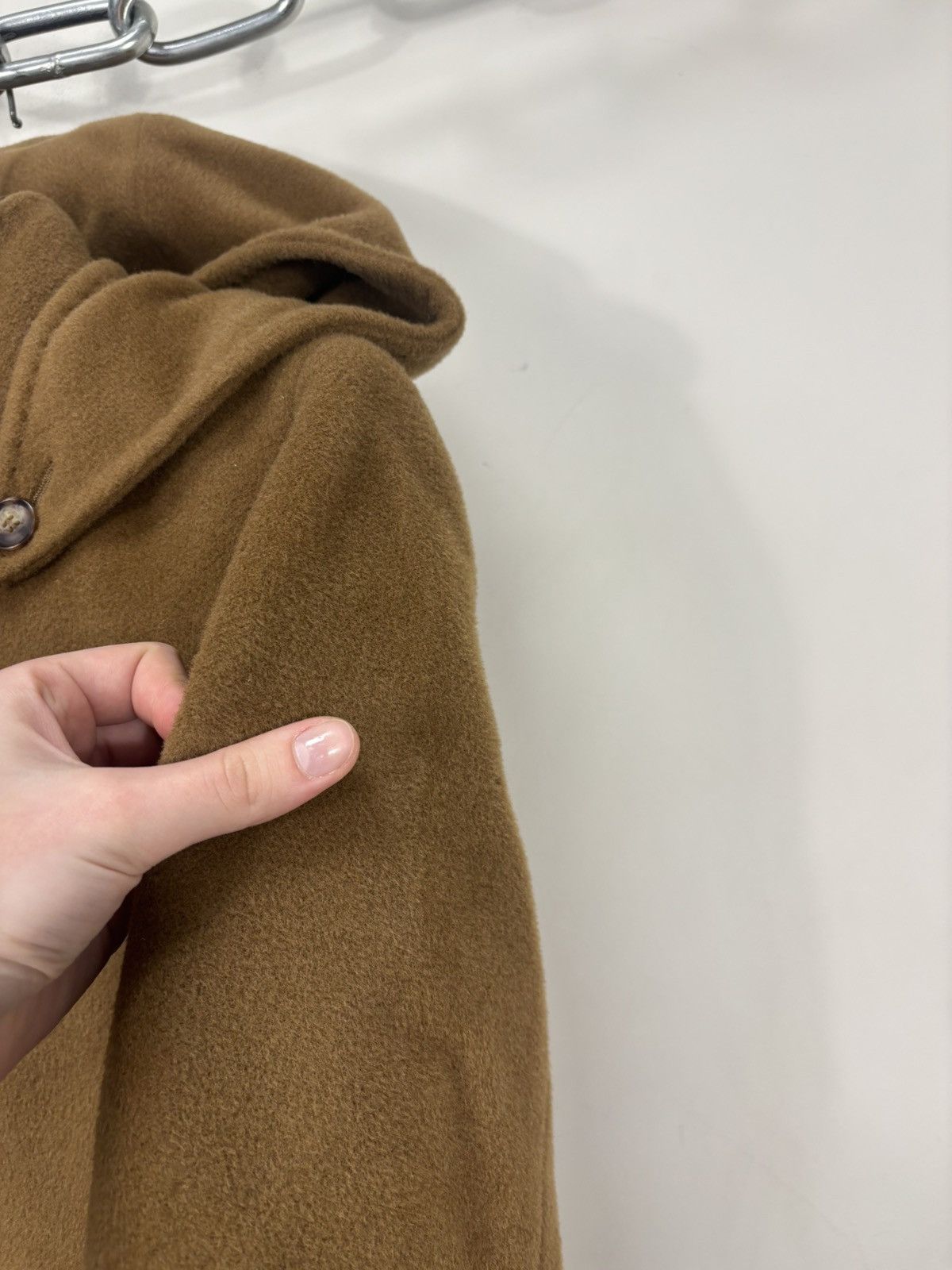 Cinzia Rocca Cinzia Rocca Due Women’s Wool Cashmere Hooded Duffle Coat Size S / US 4 / IT 40 - 9 Thumbnail