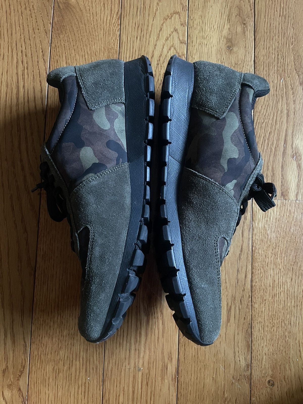 Prada MEN’S PRADA CAMO LOW TOPS Size US 8 / EU 41 - 4 Thumbnail