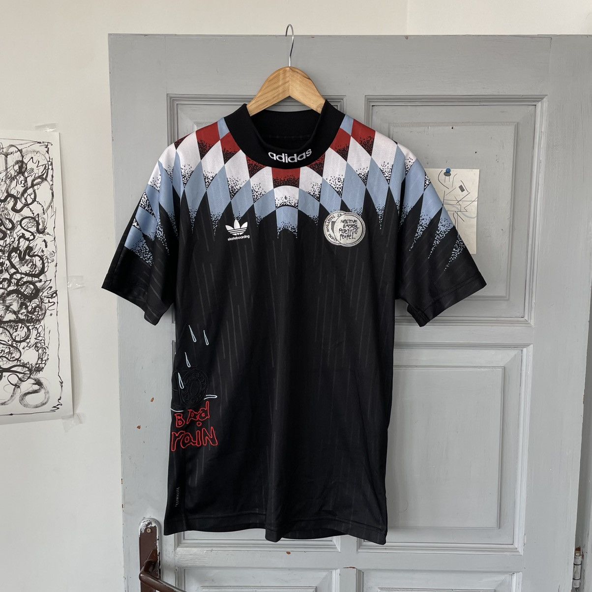 Adidas Adidas Jersey Miles Silva Pro Skateboarding Man Size S