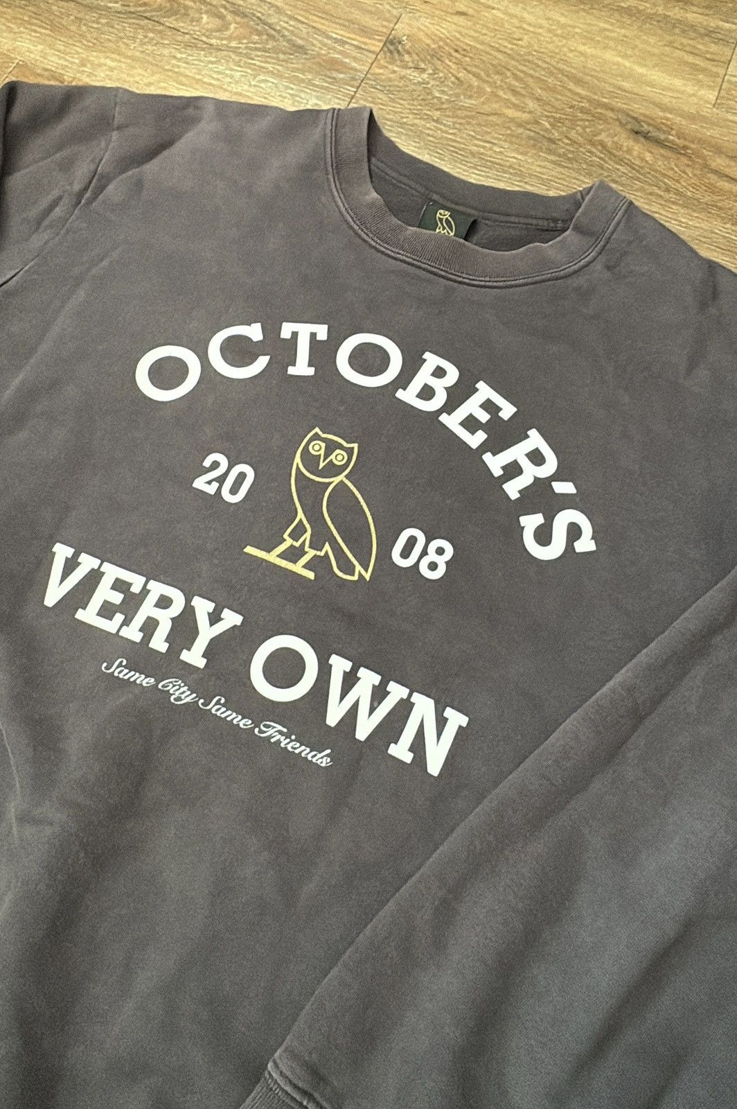 October's Very Own OVO Collegiate Crewneck Size US L / EU 52-54 / 3 - 1 Thumbnail