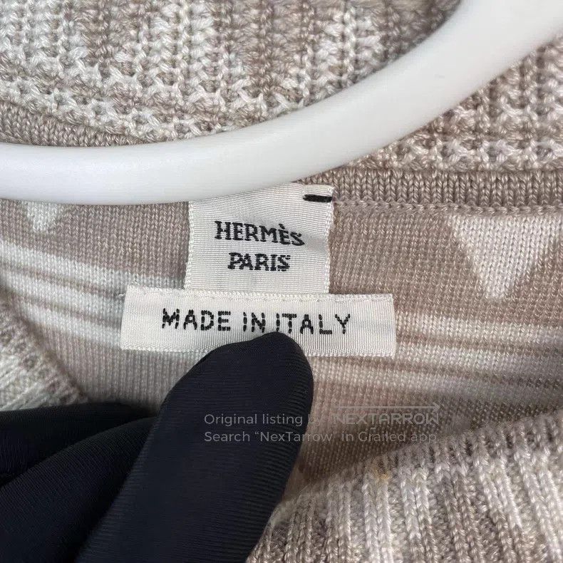 Hermes Hermes Grey Cashmere Sweater Size XS / US 0-2 / IT 36-38 - 5 Thumbnail