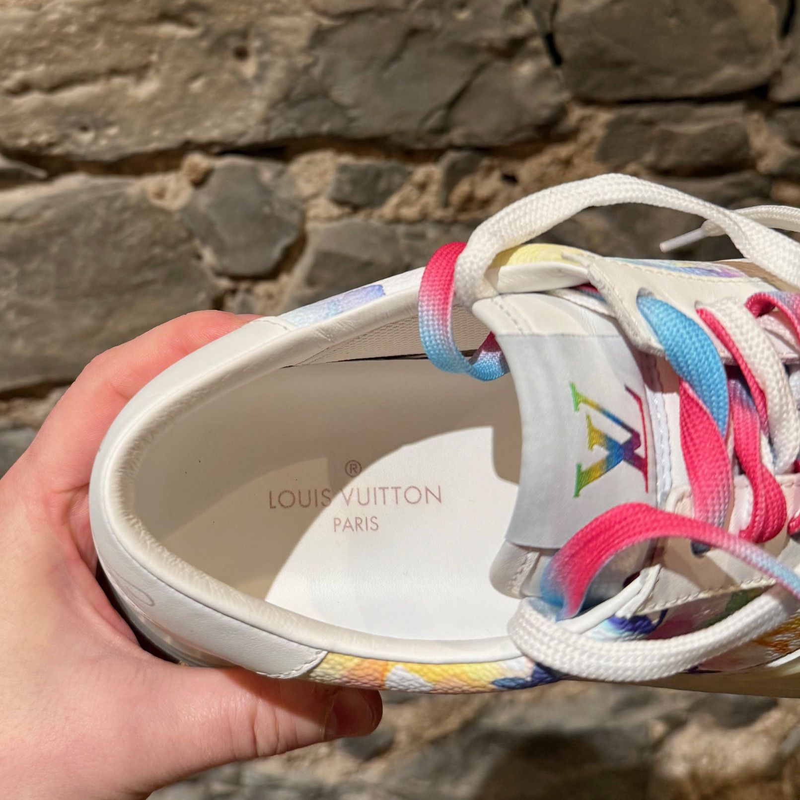 Louis Vuitton Louis Vuitton 2021 Ollie Watercolor Monogram Sneakers Size US 8.5 / EU 41-42 - 13 Thumbnail