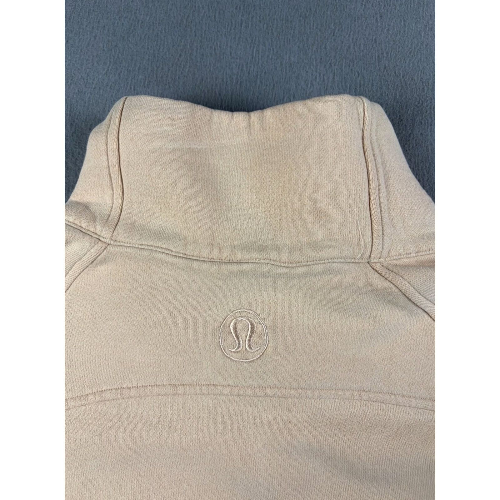 Lululemon Lululemon Scuba Oversized Cropped Sweatshirt Women M/L Peach Orange Half Zip Hoodie Pullover Zipper Activewear Gym & Training Size M / US 6-8 / IT 42-44 - 6 Thumbnail