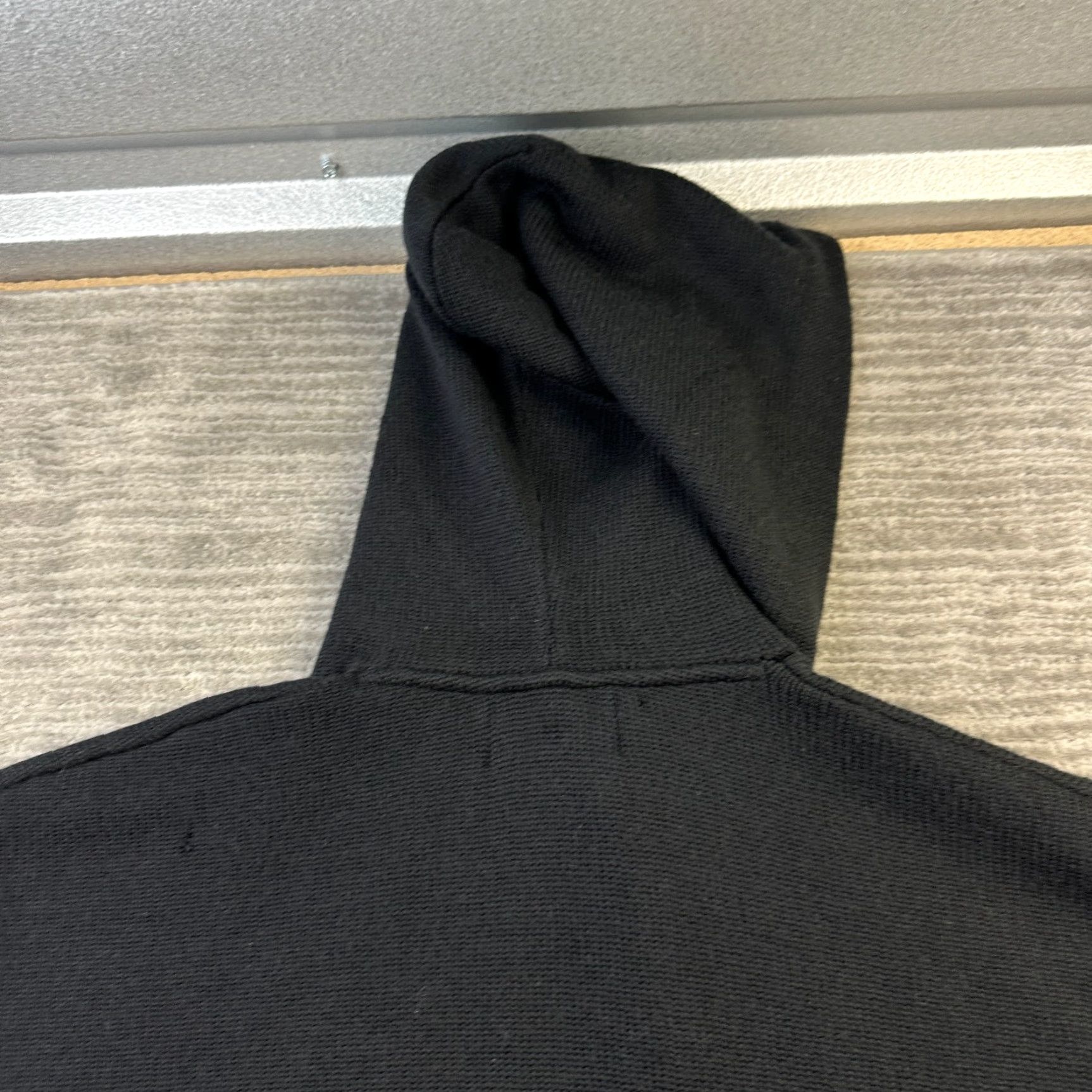 Jordan Brand Jordan A Ma Maniere Hoodie Mens XL Black Wool Knit Distressed Logo Zip Crew Neck Pullover Hooded Regular Vintage: No Size US XL / EU 56 / 4 - 5 Thumbnail