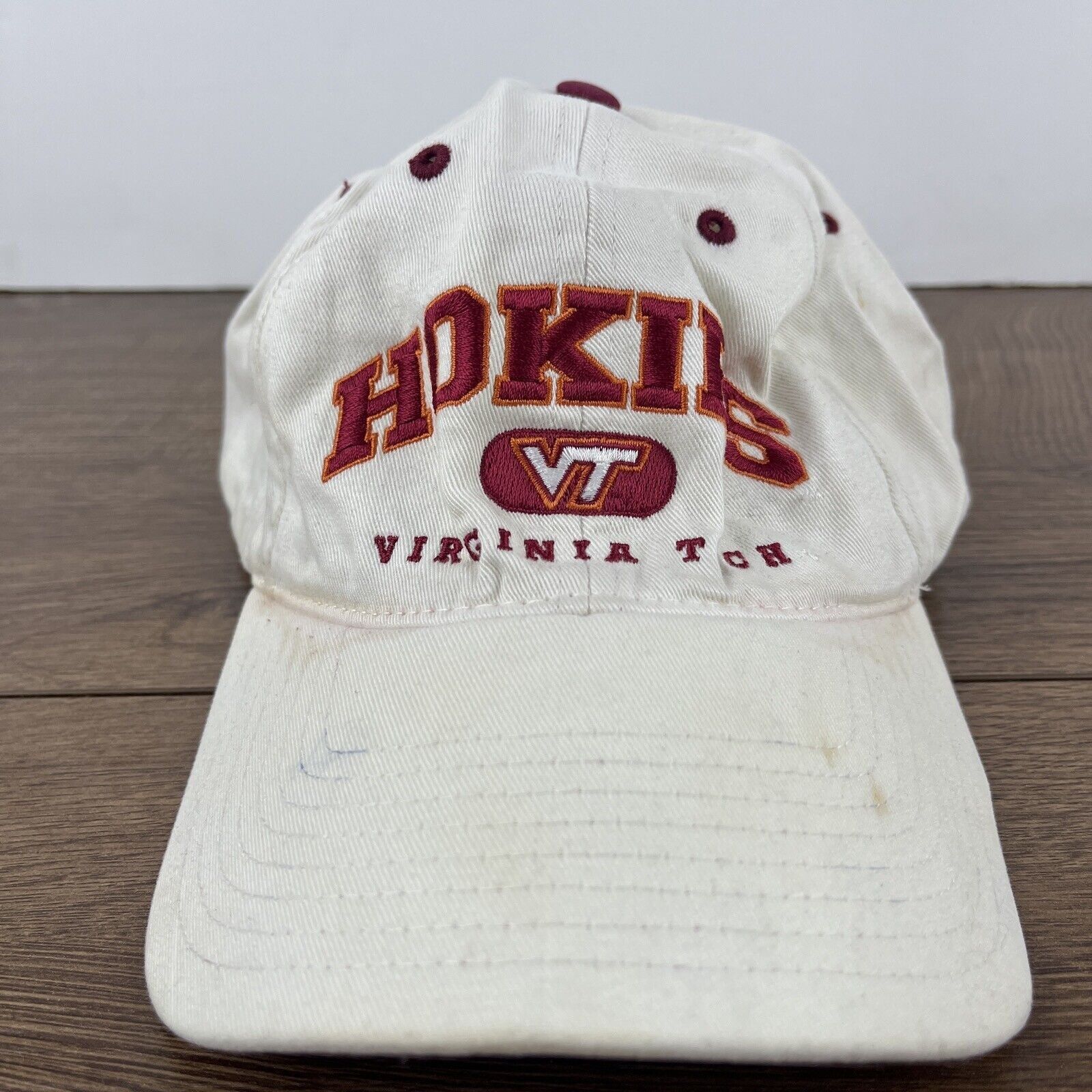 Other Virginia Tech Hokies Hat Hokies White Hat Twins Enterprise A Size ONE SIZE - 2 Thumbnail