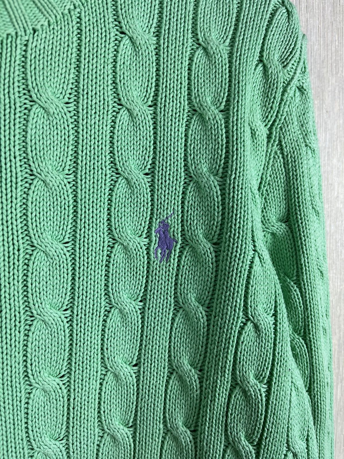 Ralph Lauren × Ralph Lauren Sport × Vintage Vintage Ralph Lauren Sport cable knit braid sweater knitted Size M / US 6-8 / IT 42-44 - 8 Thumbnail