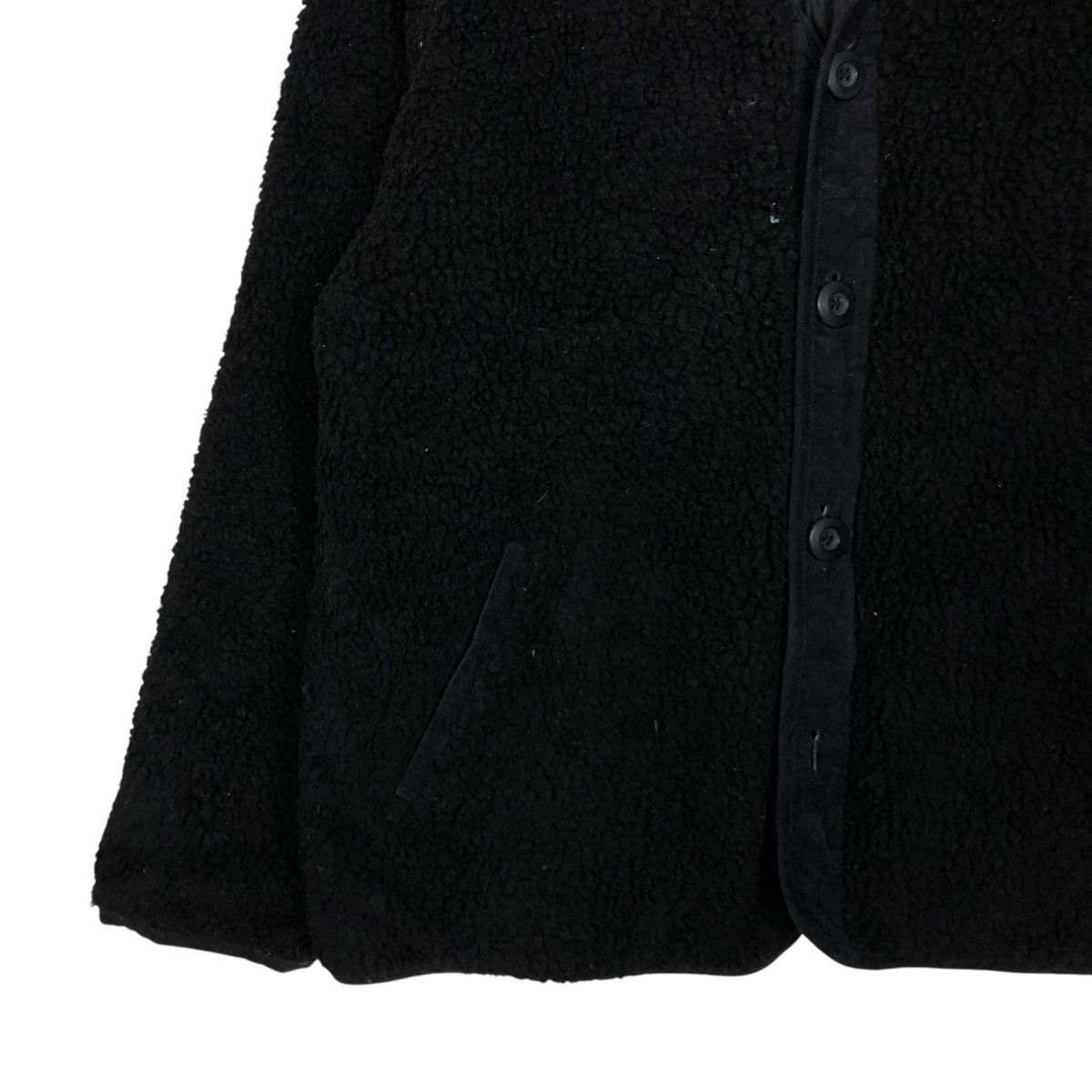 Japanese Brand 🔥RICH BLACK CROPPED QUILTED JACKET FLEECE BEAMS ISSEY MIYAKE Size US M / EU 48-50 / 2 - 6 Thumbnail