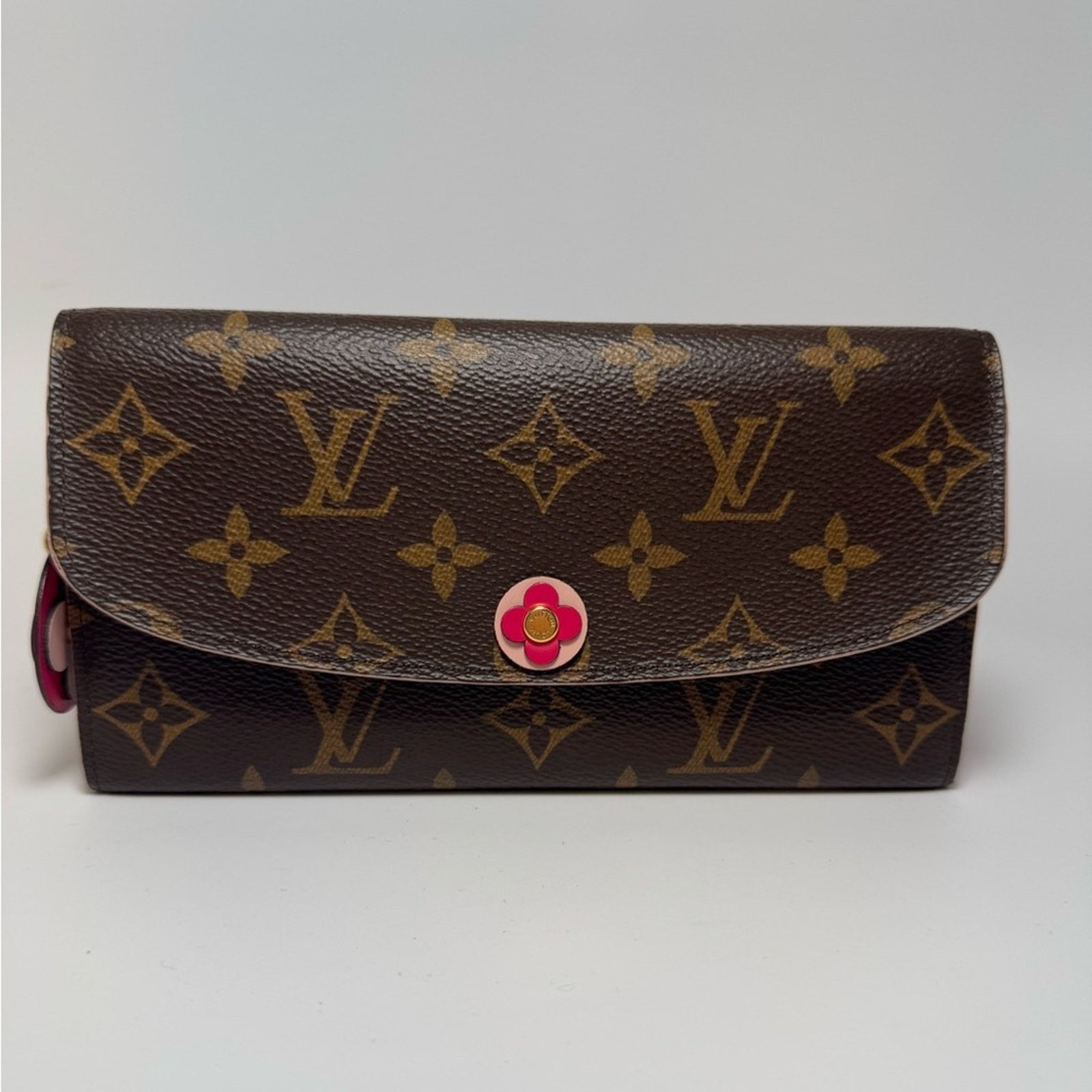 Louis Vuitton Louis Vuitton Emilie Bloom Pink Fuchsia Monogram Wallet Size ONE SIZE - 2 Thumbnail