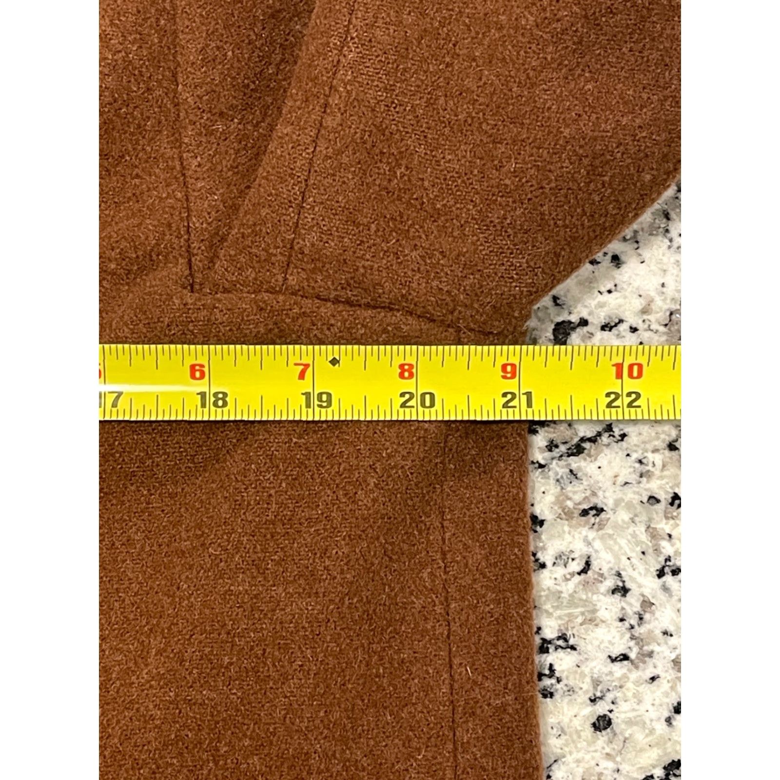 Eileen Fisher Eileen Fisher Wool Car Coat Petite Medium Brown Italian Womens Size M / US 6-8 / IT 42-44 - 4 Thumbnail