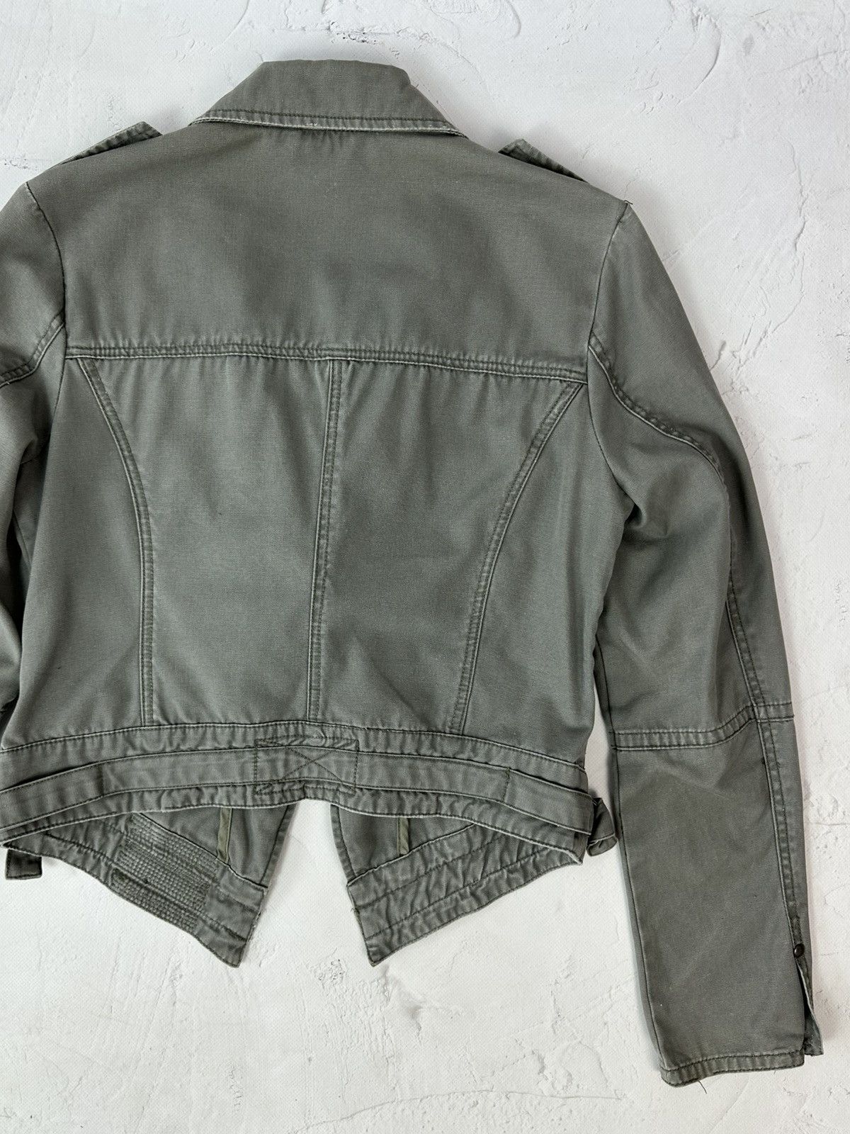 Vintage Vintage Khaki Embroidered Jacket Size L / US 10 / IT 46 - 10 Thumbnail