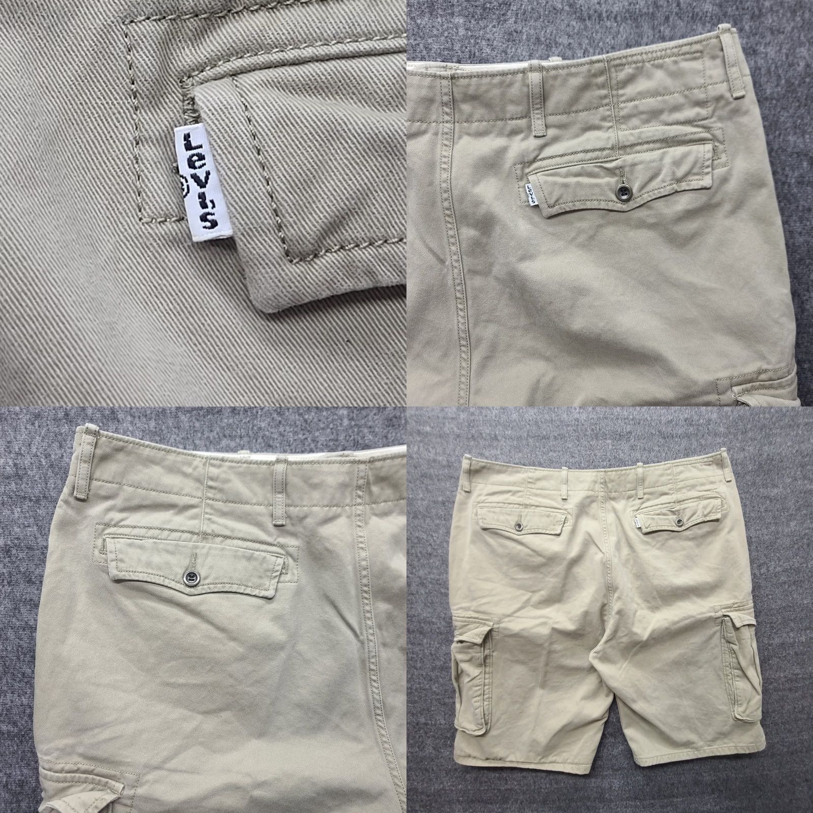 Levi's Levi's Cargo Shorts Mens 38 Relaxed Fit 11" Inseam Beige Cotton Cargo Pocket 90s Outdoor Mens Size US 38 / EU 54 - 9 Thumbnail