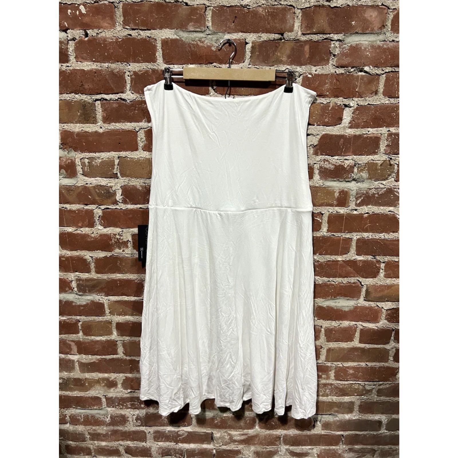 Vintage INC International Concepts Womens Skirt 0X Long Maxi White Size 40" / US 18 - 2 Thumbnail