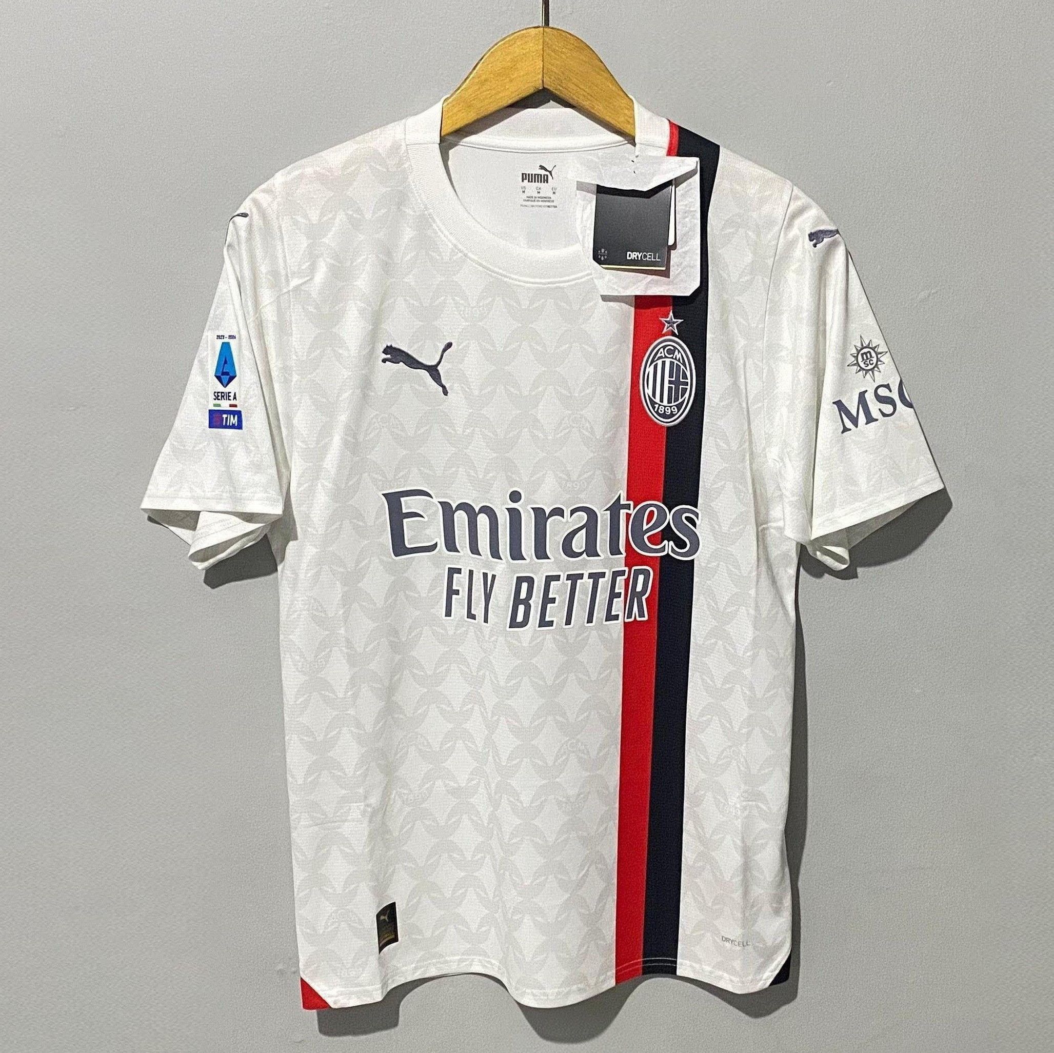 AC Milan 2023-2024 Away Jersey Christian Pulisic
