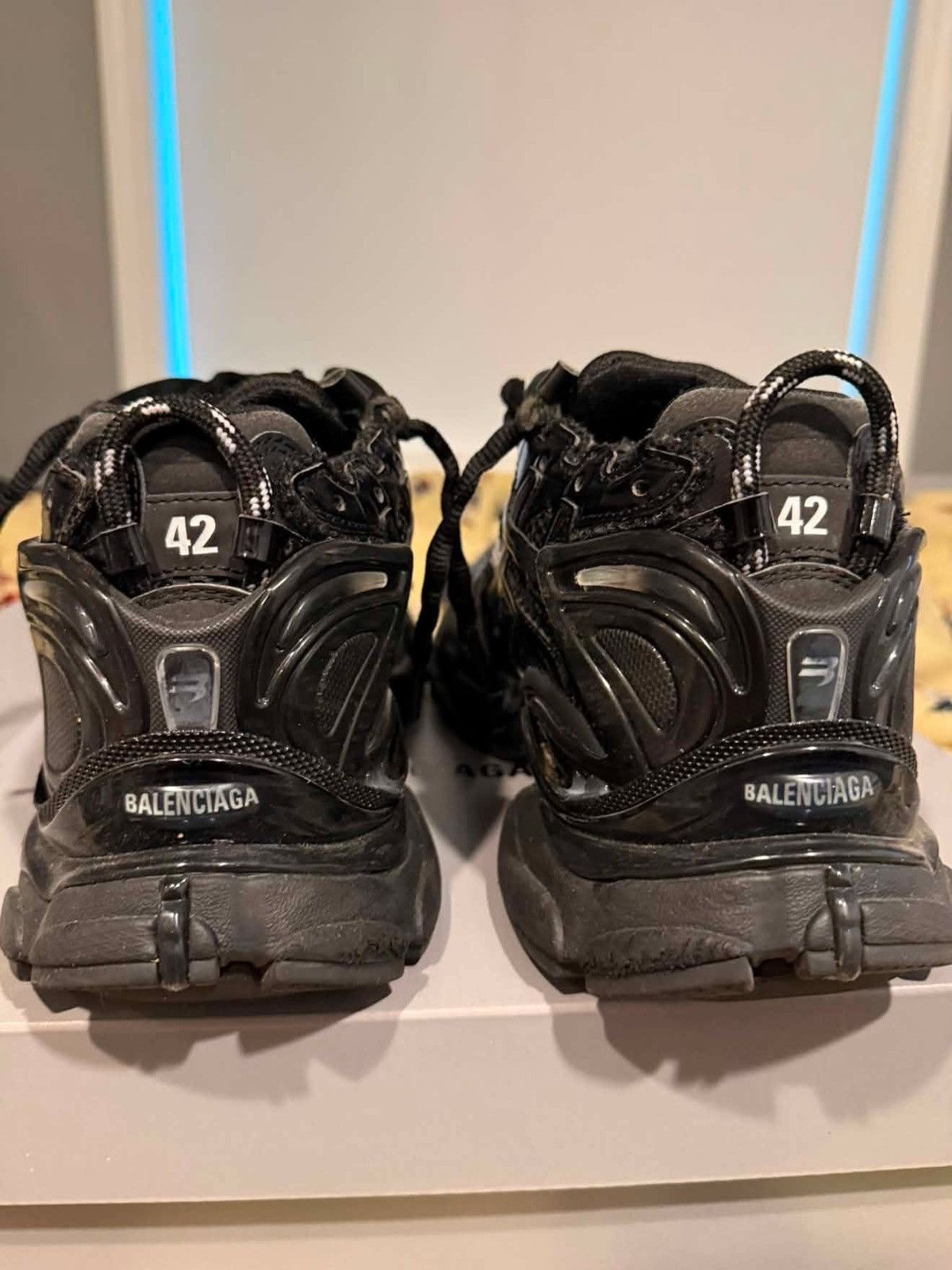 Balenciaga Balenciaga Triple Black Runner Size US 9 / EU 42 - 3 Thumbnail
