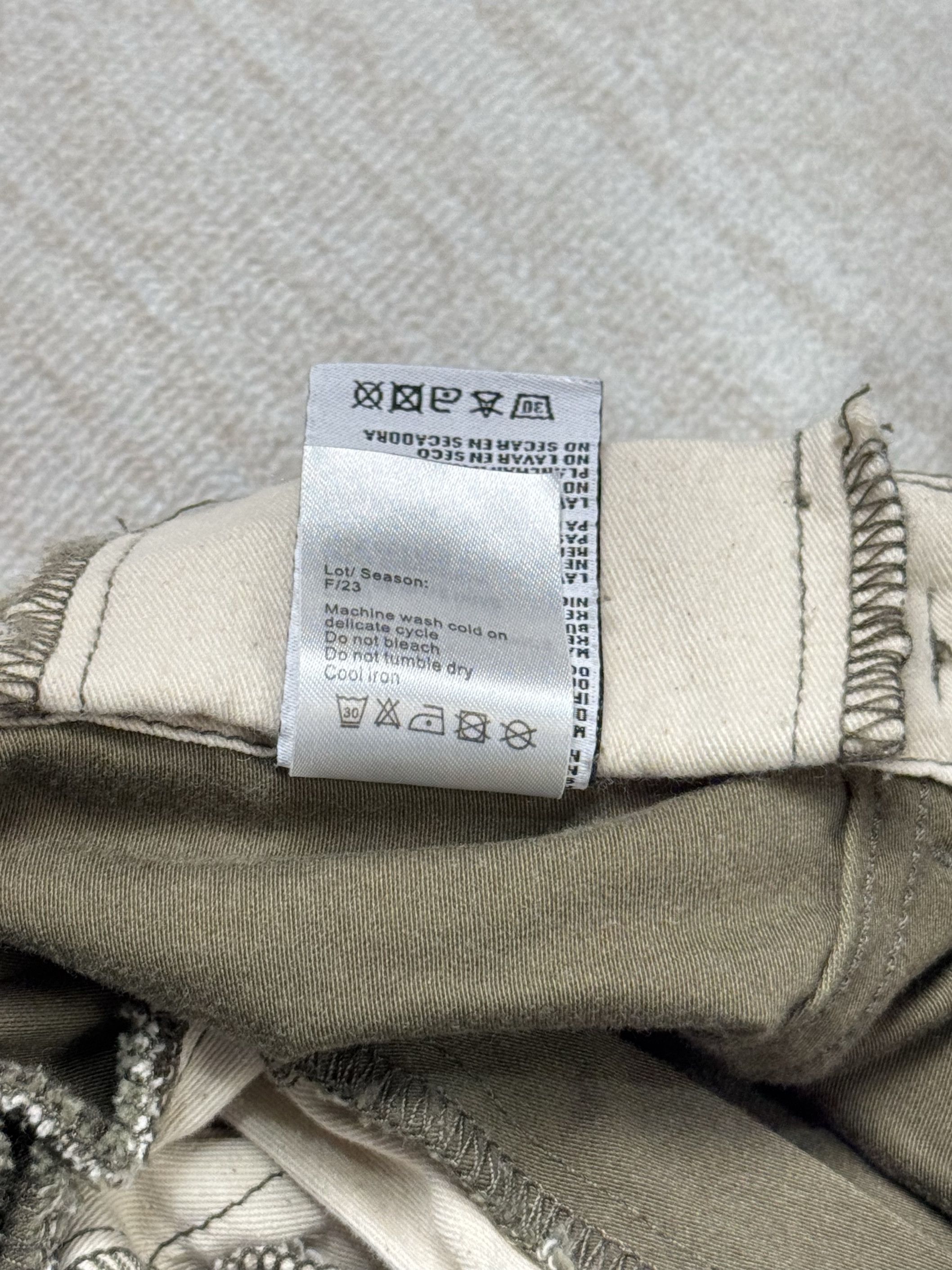 R13 UNWORN* R13 MARK MILITARY CARGO PANTS Vintage Olive Size US 32 / EU 48 - 15 Thumbnail