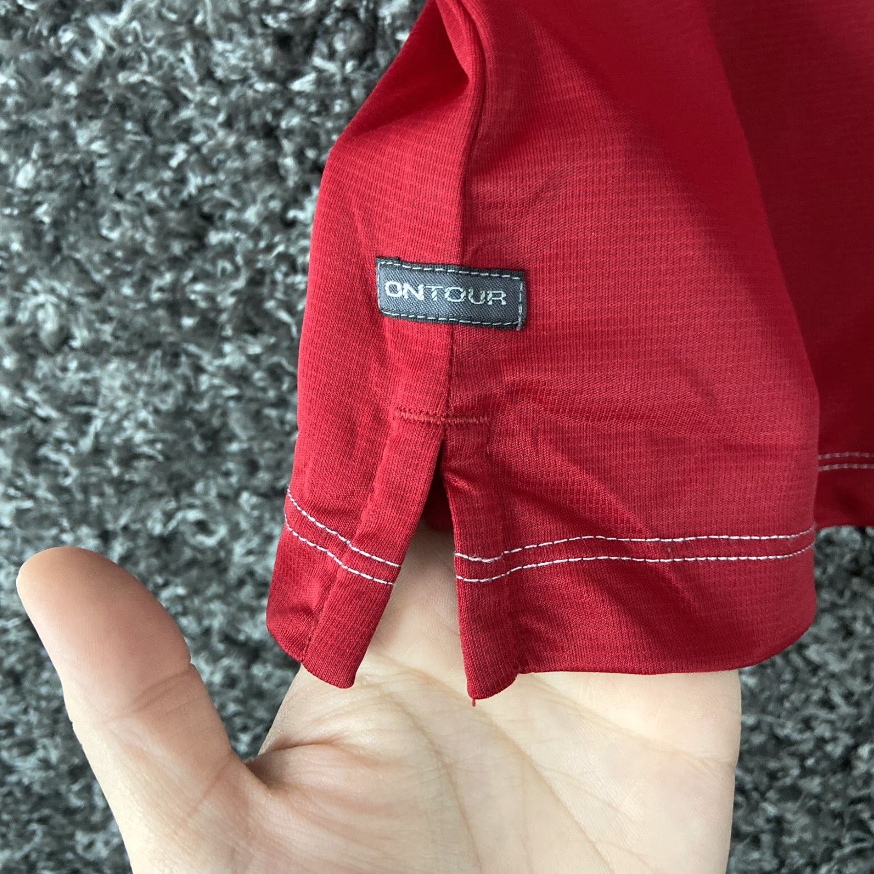 Vintage VINTAGE? No, it's a new item. On Tour Polo Shirt Women L Red Short Sleeve Bowling Top Shirt - Red Polo Bowling Shirt Women L Red Short Sleeve On Tour Size L / US 10 / IT 46 - 4 Thumbnail
