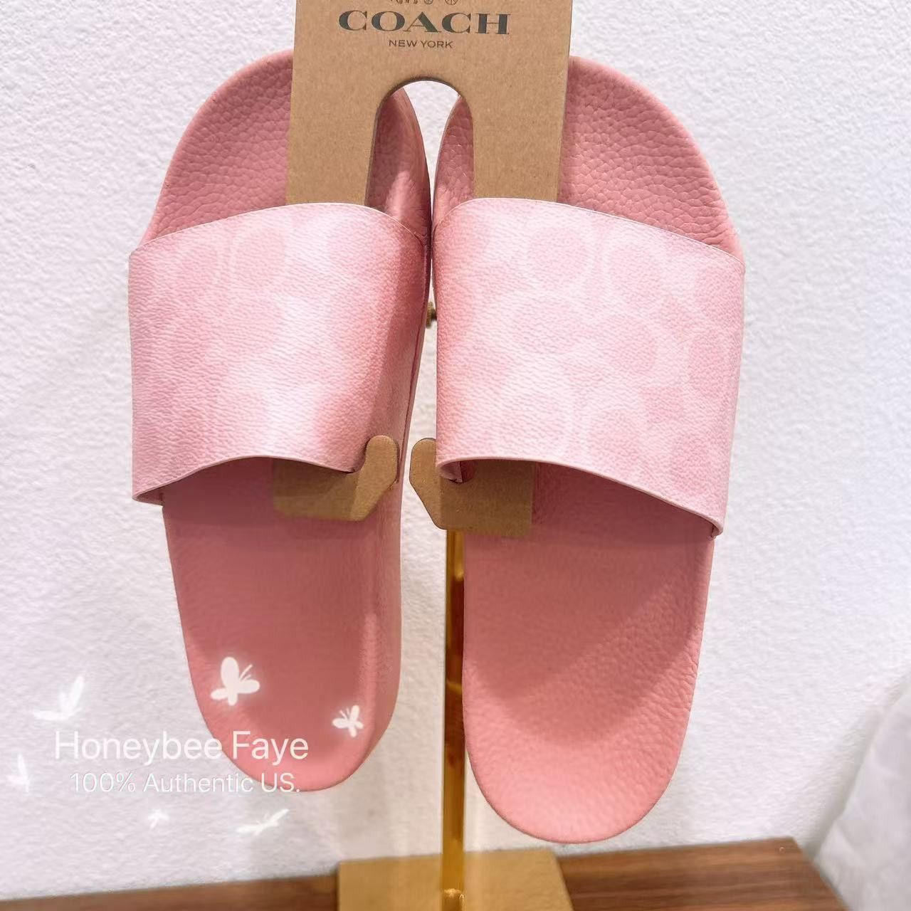 Coach Udele Sport Slide In Signature Canvas CAR28 Size US 10 / IT 40 - 2 Thumbnail