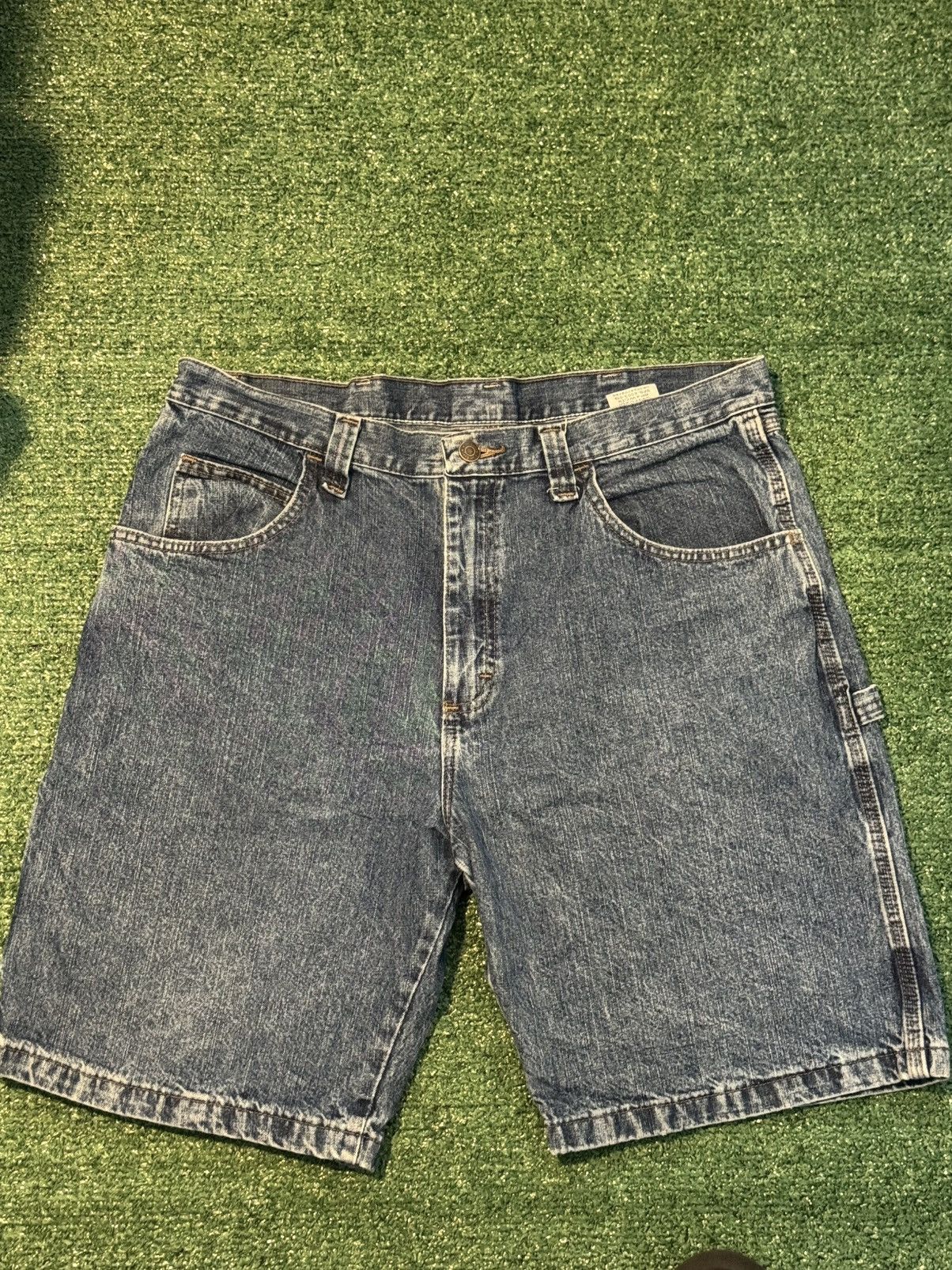 Wrangler Vintage Y2K Wrangler Carpenter Denim Jorts Size US 36 / EU 52 - 2 Thumbnail