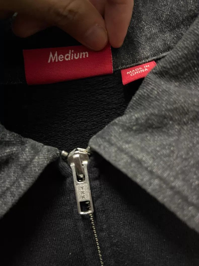 Supreme Supreme Denim Collar Half Zip Sweatshirt Size US M / EU 48-50 / 2 - 5 Thumbnail