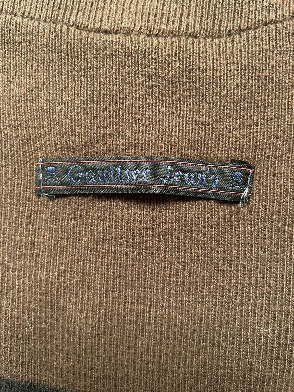 Japanese Brand × Jean Paul Gaultier Archive Jean Paul Gaultier Eiffel Tower Lampo Knit’s Sweater Size M / US 6-8 / IT 42-44 - 9 Thumbnail