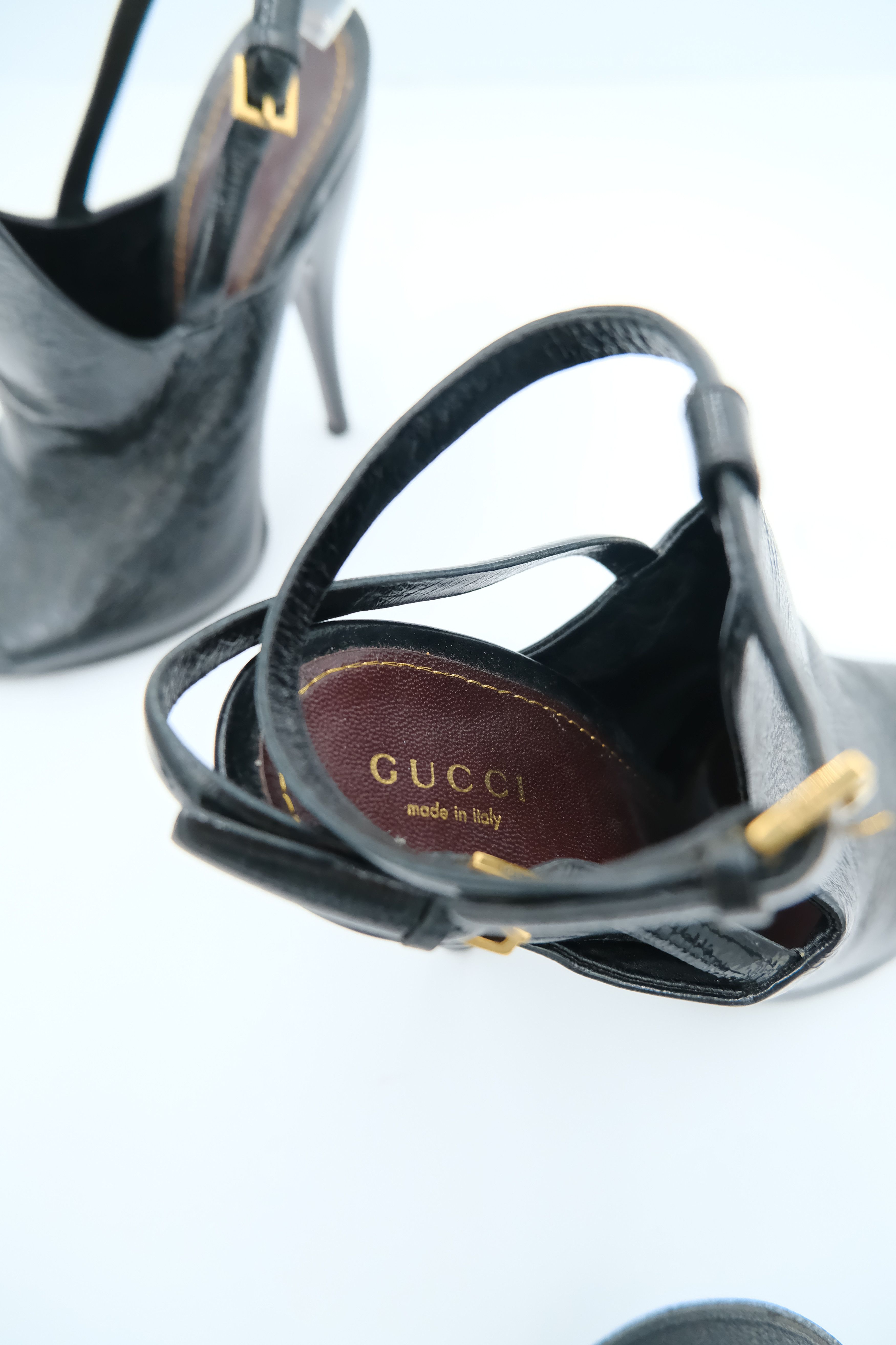 Gucci Gucci Patent Leather Glove Stiletto Slingbacks Size US 10 / IT 40 - 7 Thumbnail