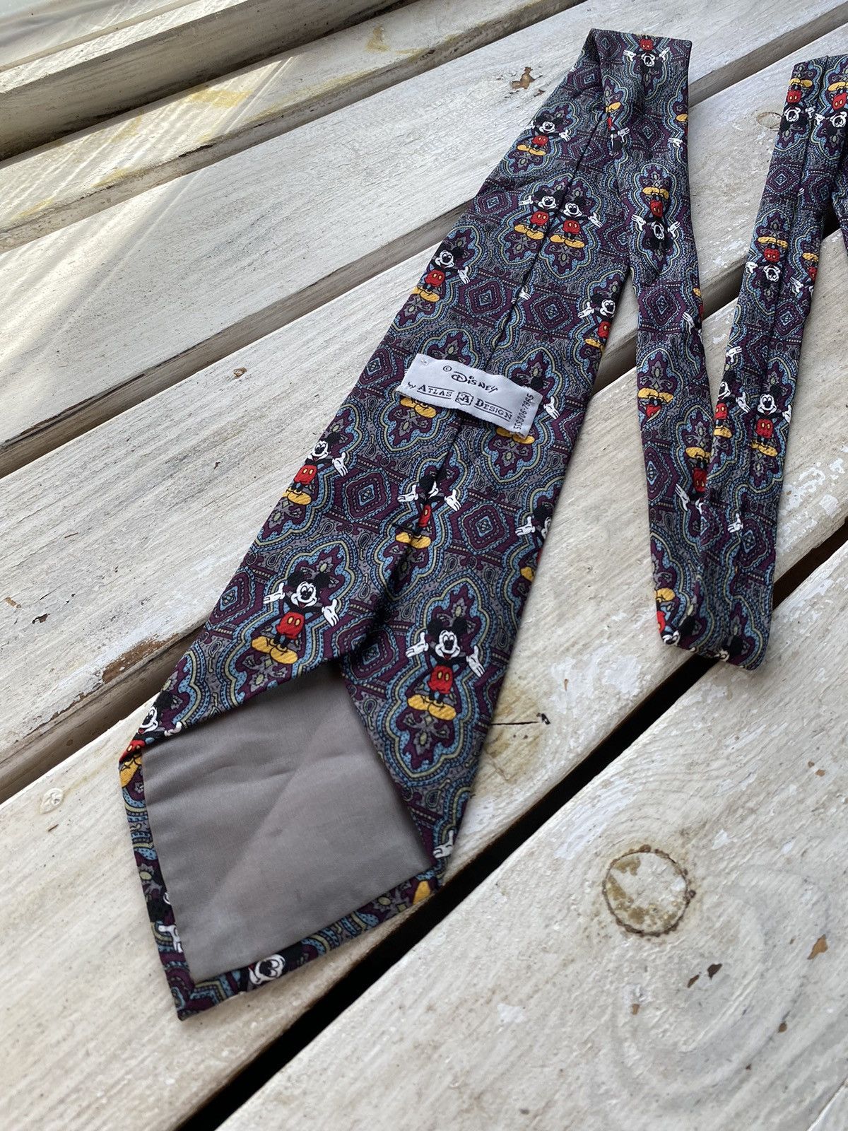 Disney × Vintage VINTAGE 80s 90s Mickey Mouse Logo DISNEY TIE Size ONE SIZE - 7 Thumbnail