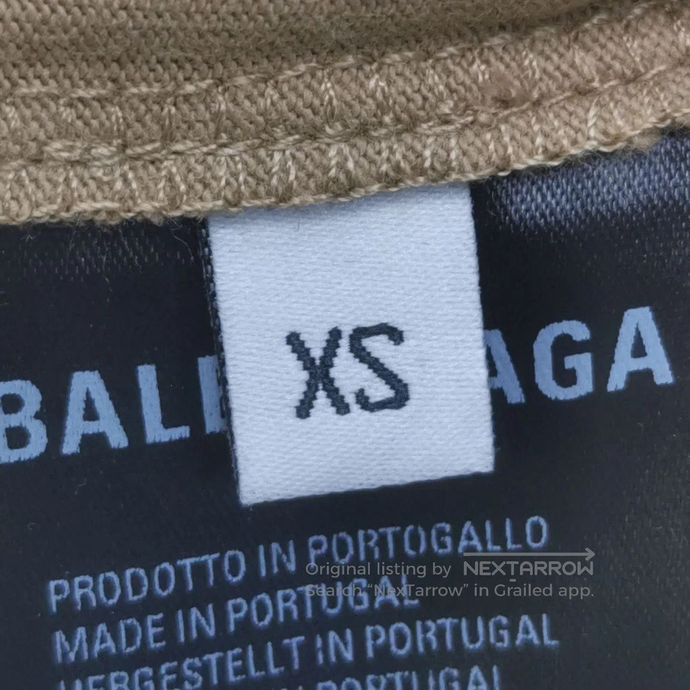 Balenciaga Balenciaga XS Cotton Logo Print Crew Neck T. Size US XS / EU 42 / 0 - 6 Thumbnail