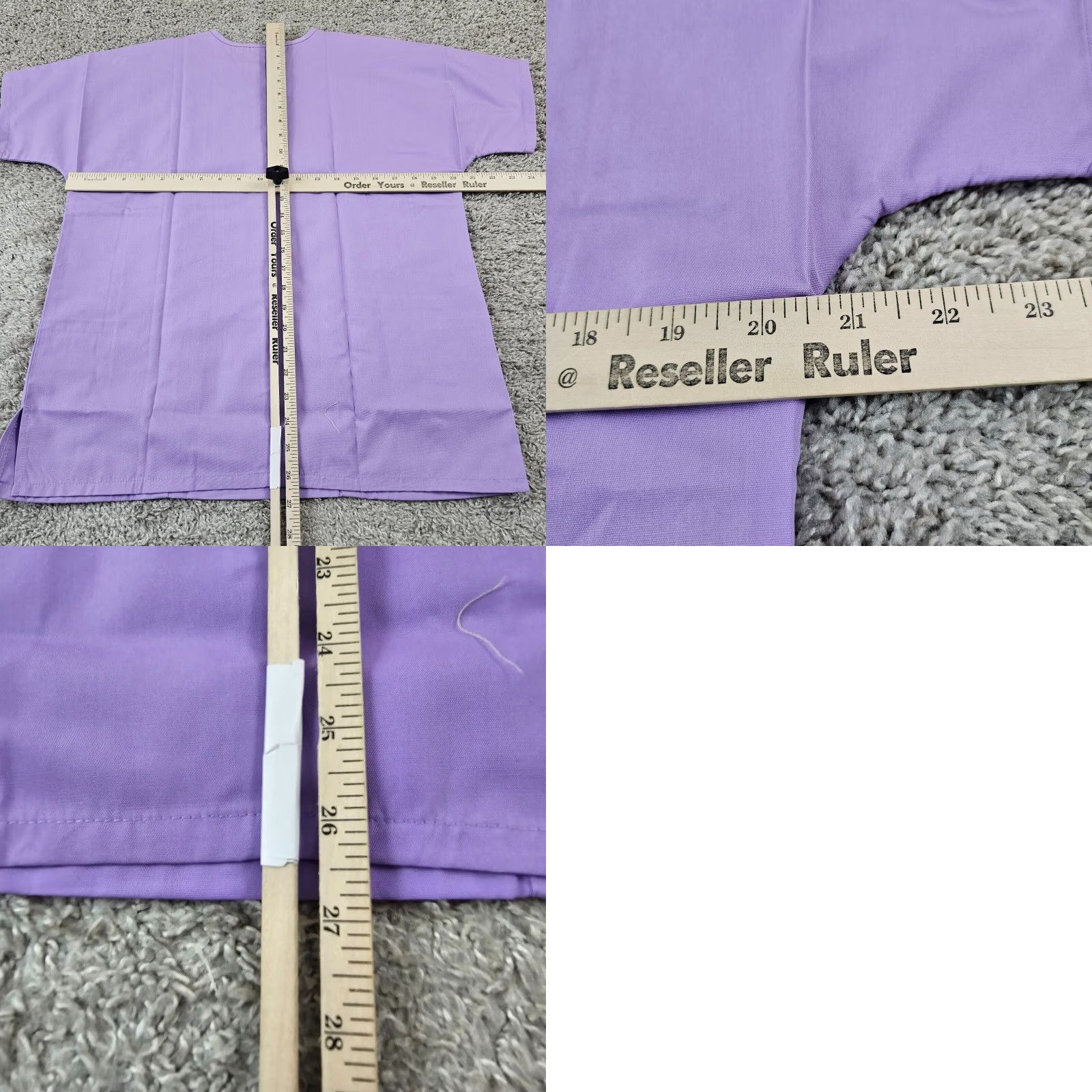 Cherokee VINTAGE Cherokee Women's Scrub Top XS Purple Medical Uniform Nurse Comfort Pockets NWT Size XS / US 0-2 / IT 36-38 - 8 Thumbnail