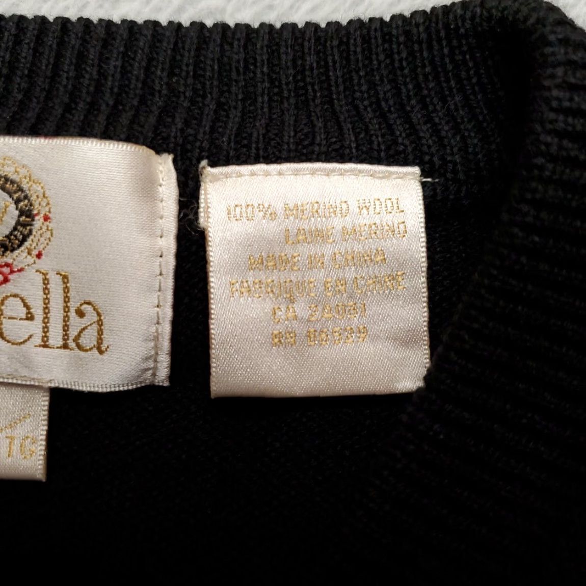 Vintage VINTAGE Viyella Sweater Vest Mens XL Black 100% Merino Wool Grandpa Core Classic Retro Size US XL / EU 56 / 4 - 4 Thumbnail