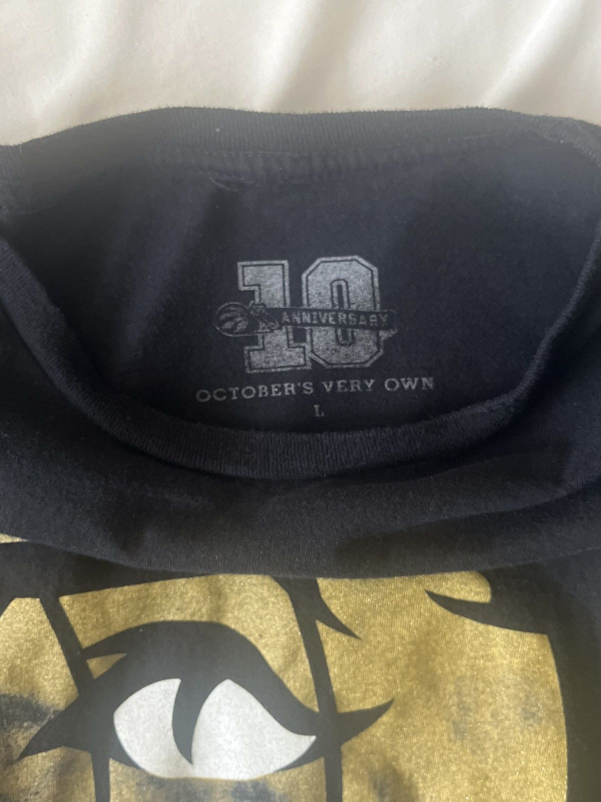 October's Very Own Toronto Raptors OVO Sound Anniversary Drake T-shirt Size US L / EU 52-54 / 3 - 3 Thumbnail