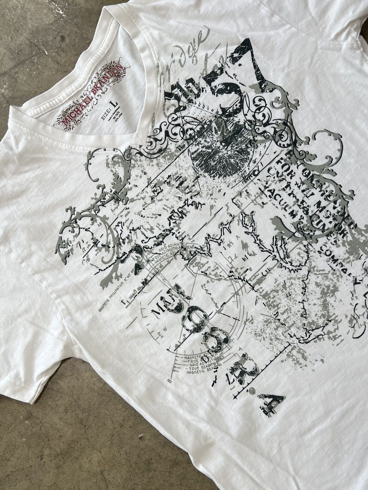 Vintage Michael Brandon Affliction Style Tee Large Size US L / EU 52-54 / 3 - 1 Thumbnail