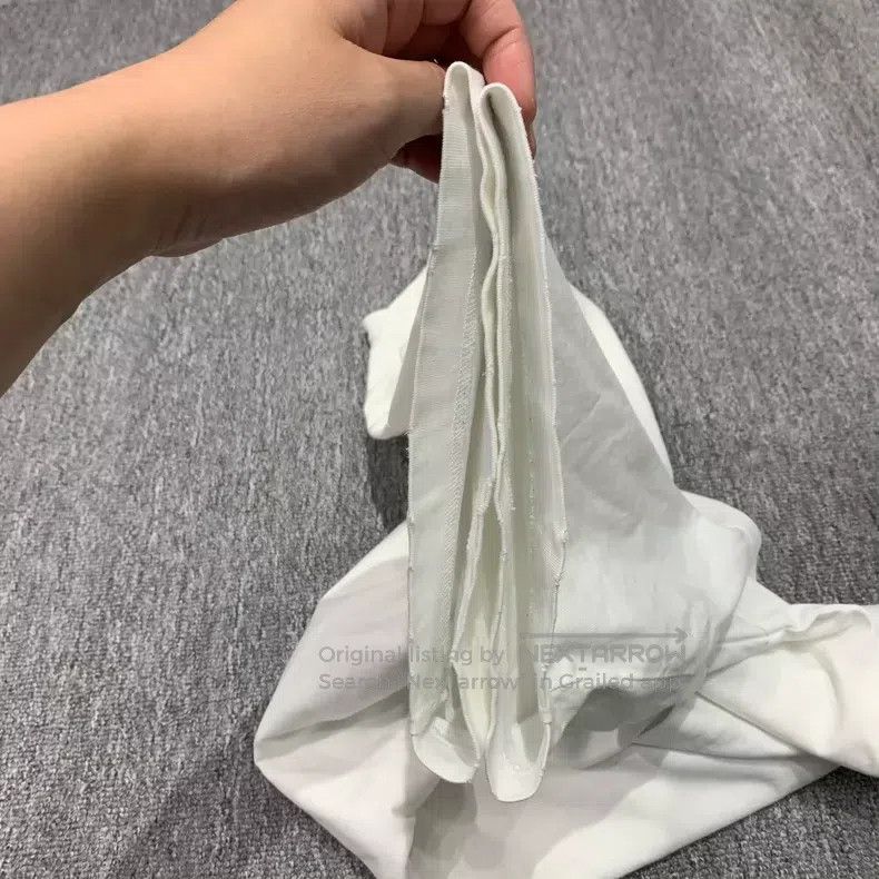 Balenciaga Balenciaga White Destroyed Letter Logo Short Sleeve Size US XS / EU 42 / 0 - 7 Thumbnail