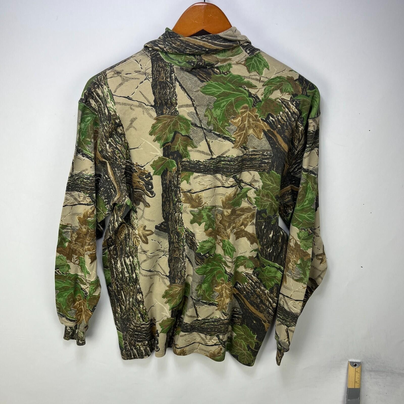 Realtree Vintage Real Tree Camo T Shirt Large Longsleeve Turtleneck Size US L / EU 52-54 / 3 - 8 Thumbnail